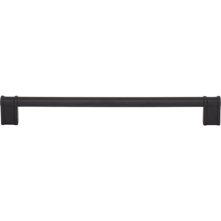 Top Knobs TK3386BLK: 8-13/16" Newburn D-Handle Cabinet Pull - Flat Black