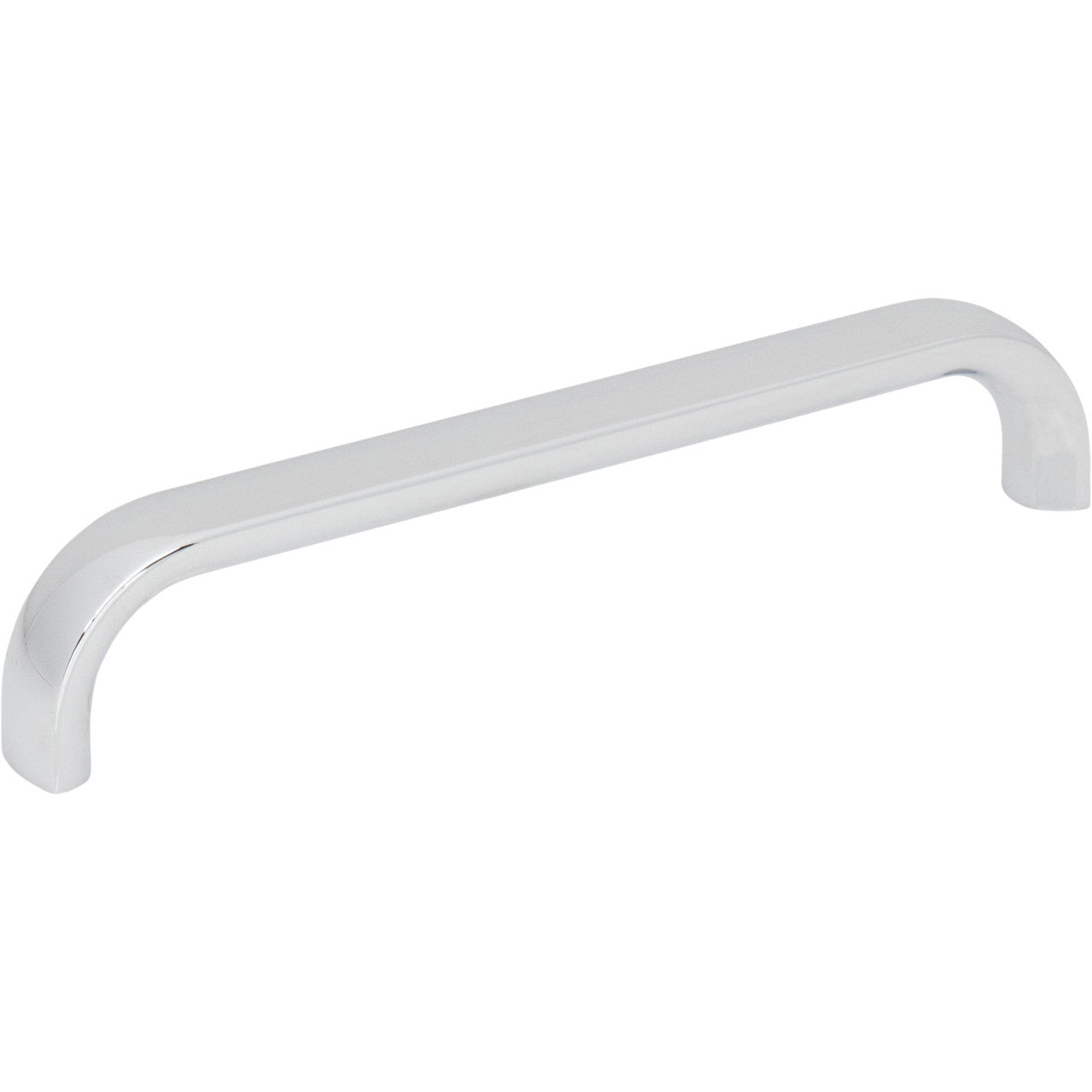 Top Knobs TK3343PC: 5-1/16" Brockwell D-Handle Cabinet Pull - Polished Chrome