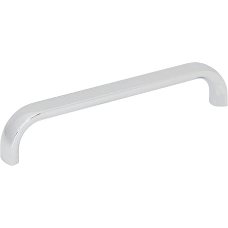 Top Knobs TK3343PC: 5-1/16" Brockwell D-Handle Cabinet Pull - Polished Chrome