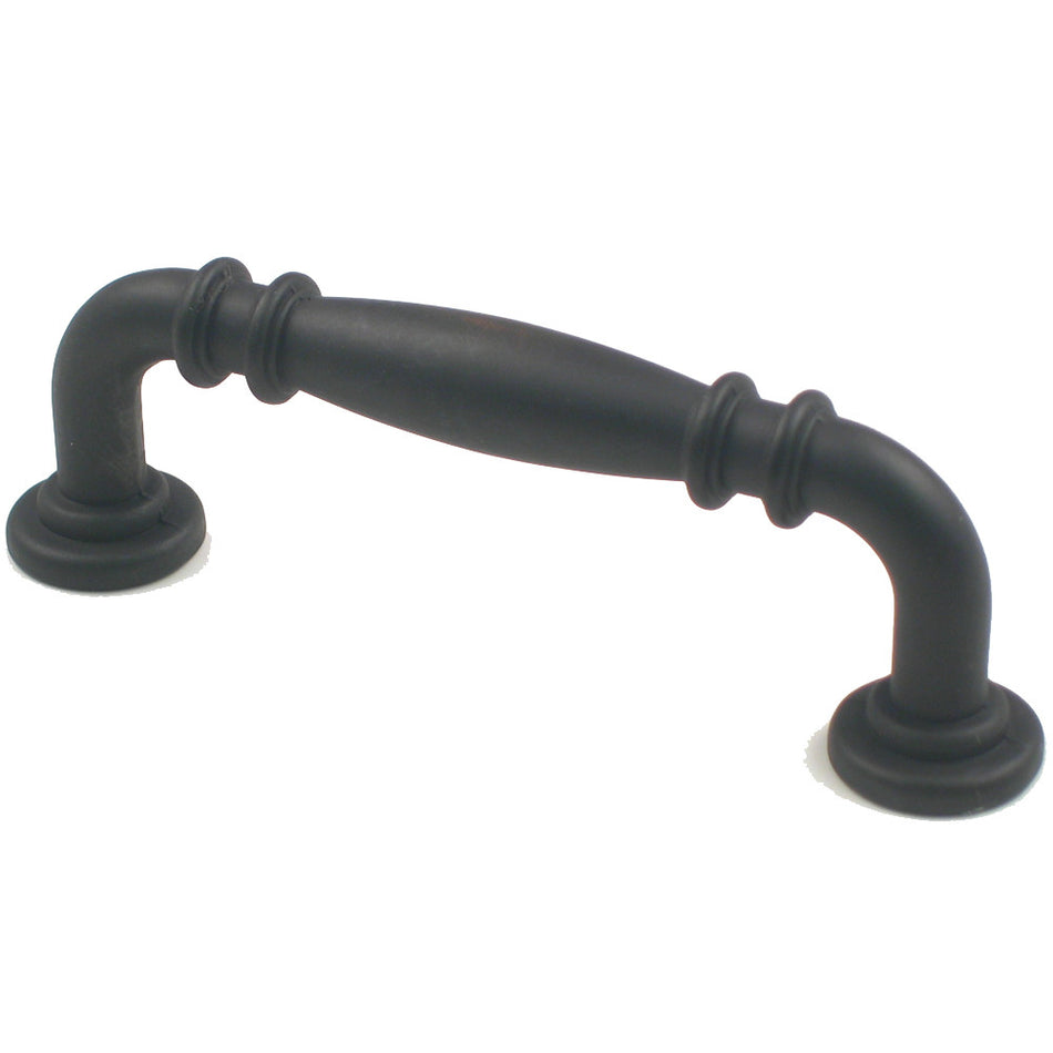 Rusticware 971ORB: 4" cc Double Knuckle Cabinet Pull - Oil Rubbed Bronze