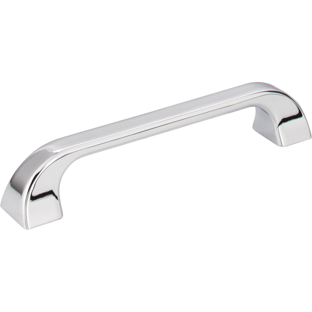 Jeffrey Alexander 972-128PC: 128mm cc Marlo D-Handle Cabinet Pull - Polished Chrome