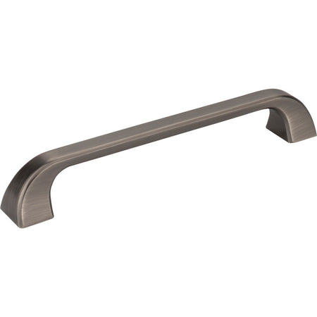 Jeffrey Alexander 972-160BNBDL: 160mm cc Marlo D-Handle Cabinet Pull - Brushed Pewter