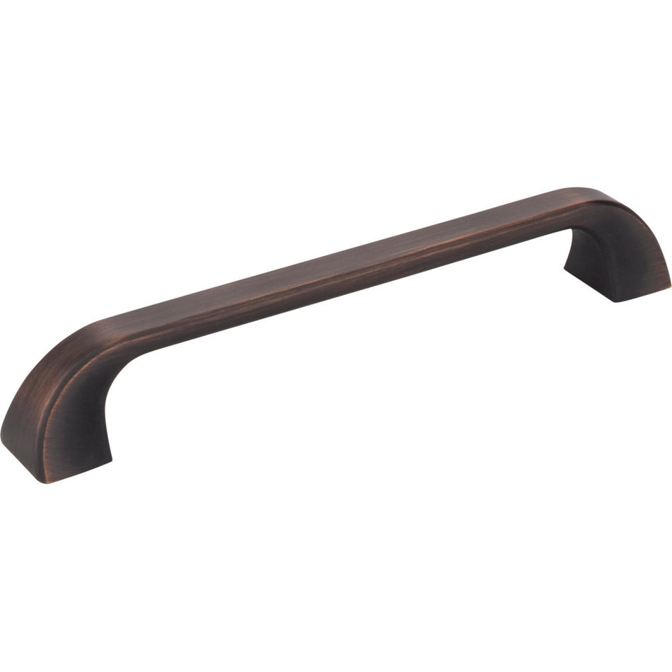 Jeffrey Alexander 972-160DBAC: 160mm cc Marlo D-Handle Cabinet Pull - Brushed Oil Rubbed Bronze