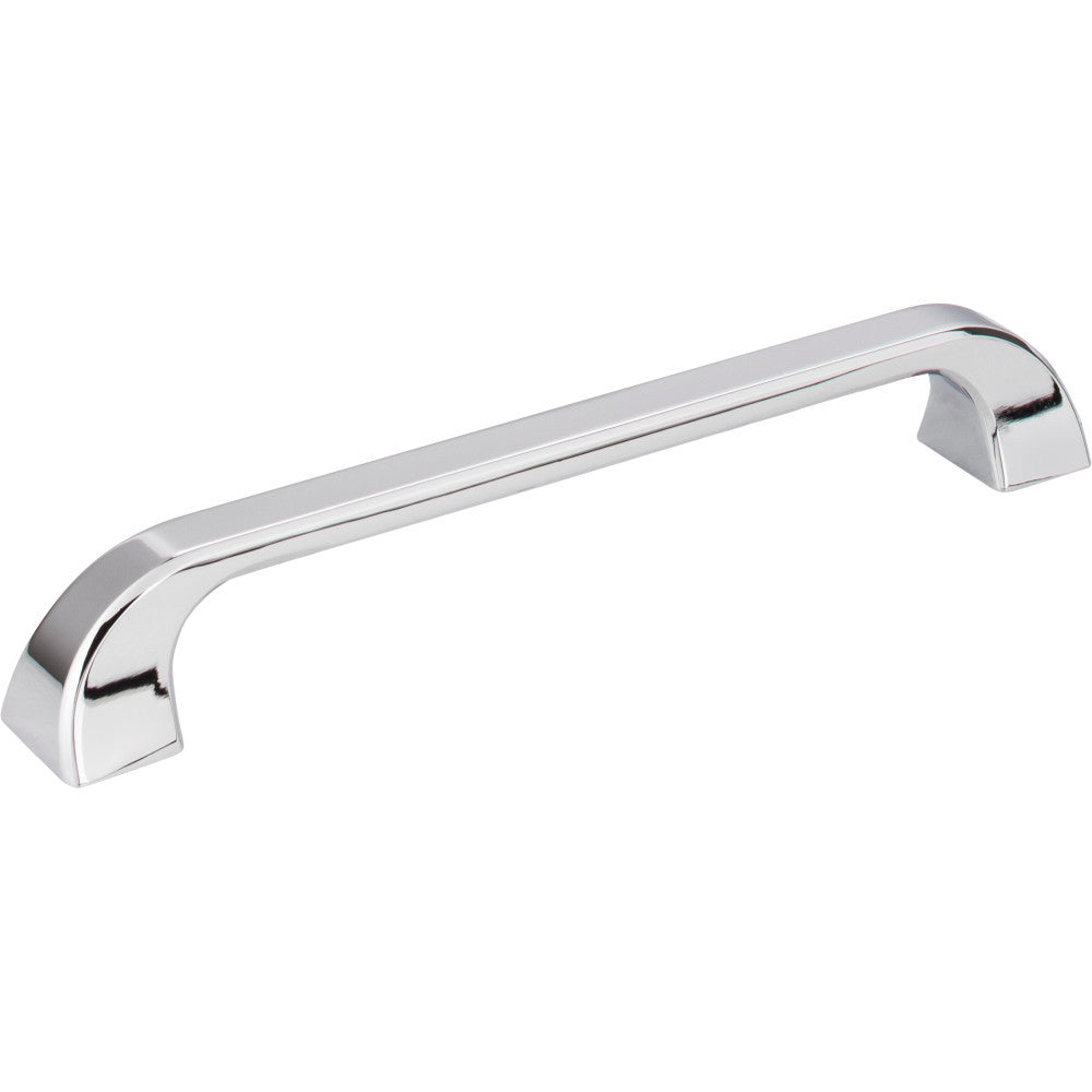 Jeffrey Alexander 972-160PC: 160mm cc Marlo D-Handle Cabinet Pull - Polished Chrome