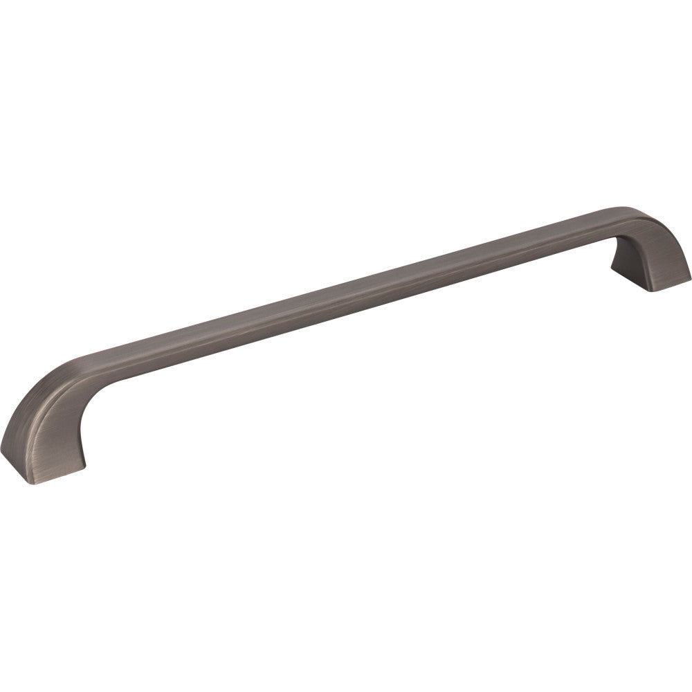 Jeffrey Alexander 972-224BNBDL: 224mm cc Marlo D-Handle Cabinet Pull - Brushed Pewter