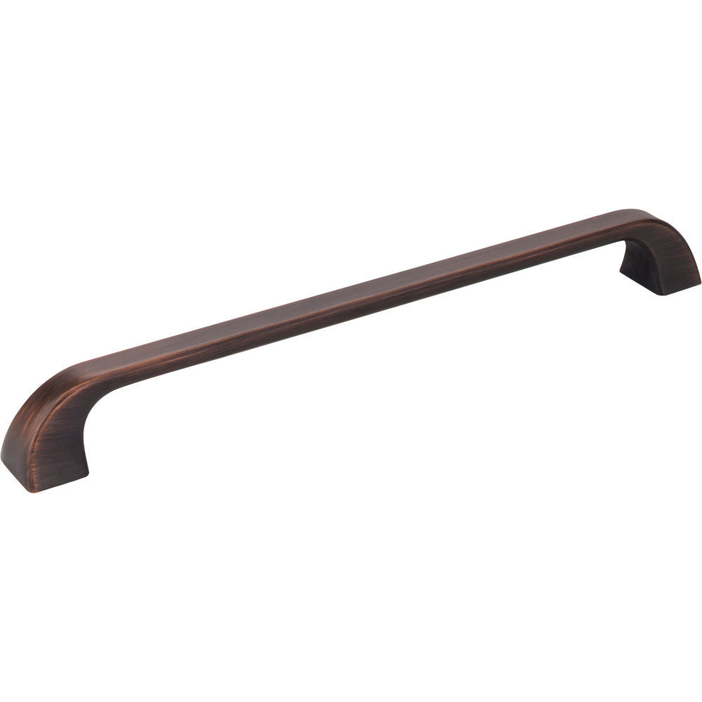 Jeffrey Alexander 972-224DBAC: 224mm cc Marlo D-Handle Cabinet Pull - Brushed Oil Rubbed Bronze