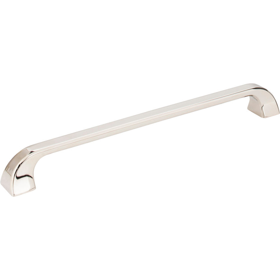Jeffrey Alexander 972-224NI: 224mm cc Marlo D-Handle Cabinet Pull - Polished Nickel
