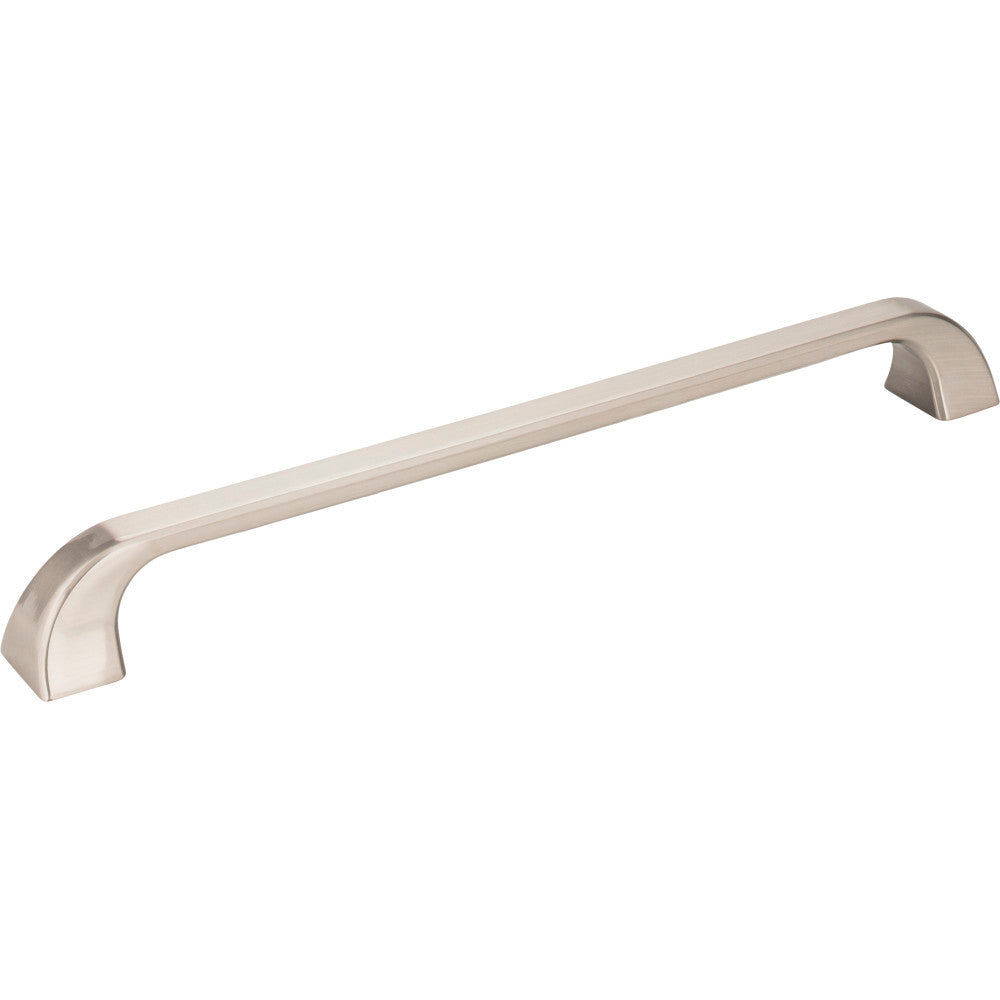 Jeffrey Alexander 972-224SN: 224mm cc Marlo D-Handle Cabinet Pull - Satin Nickel