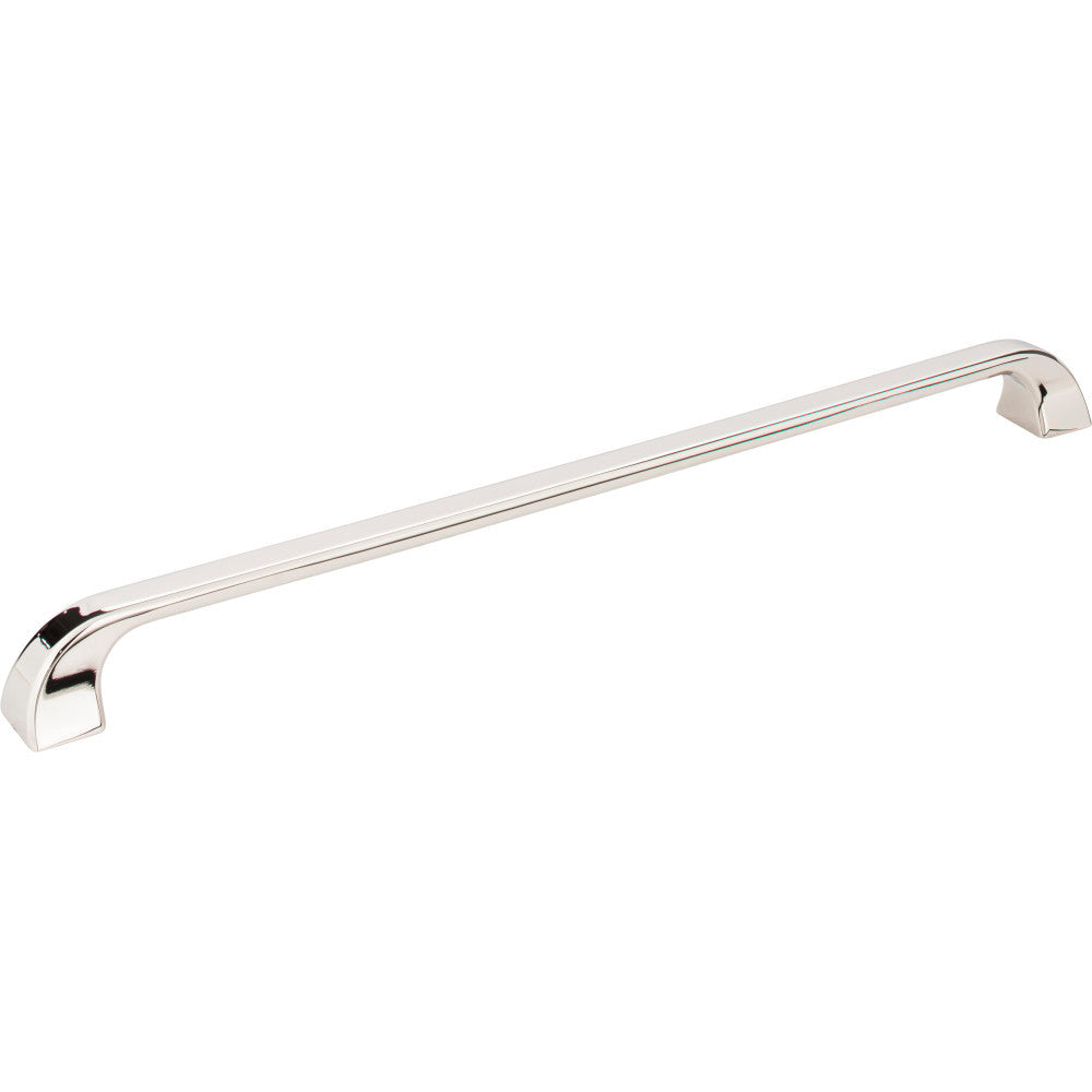 Jeffrey Alexander 972-305NI: 305mm cc Marlo D-Handle Cabinet Pull - Polished Nickel