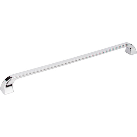 Jeffrey Alexander 972-305PC: 305mm cc Marlo D-Handle Cabinet Pull - Polished Chrome
