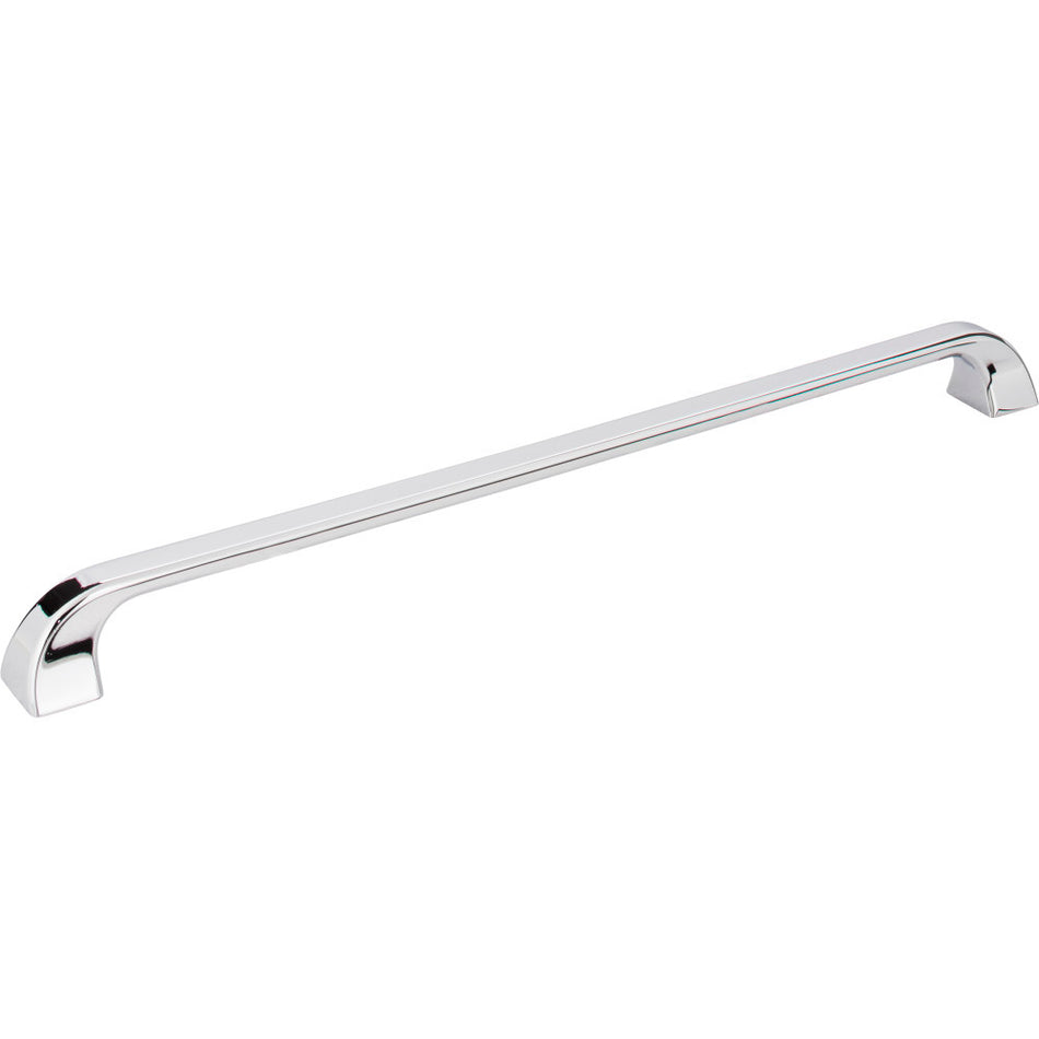 Jeffrey Alexander 972-305PC: 305mm cc Marlo D-Handle Cabinet Pull - Polished Chrome
