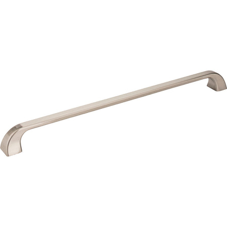 Jeffrey Alexander 972-305SN: 305mm cc Marlo D-Handle Cabinet Pull - Satin Nickel