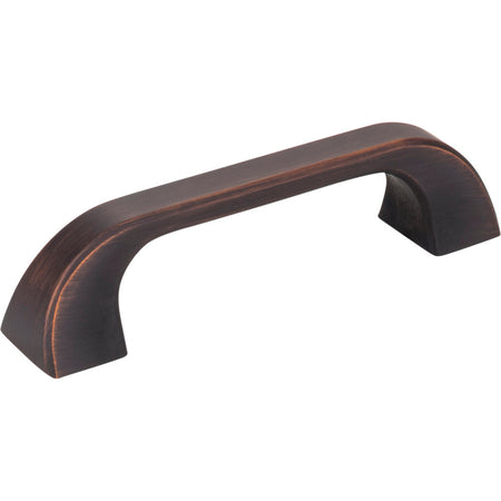 Jeffrey Alexander 972-96DBAC: 96mm cc Marlo D-Handle Cabinet Pull - Brushed Oil Rubbed Bronze