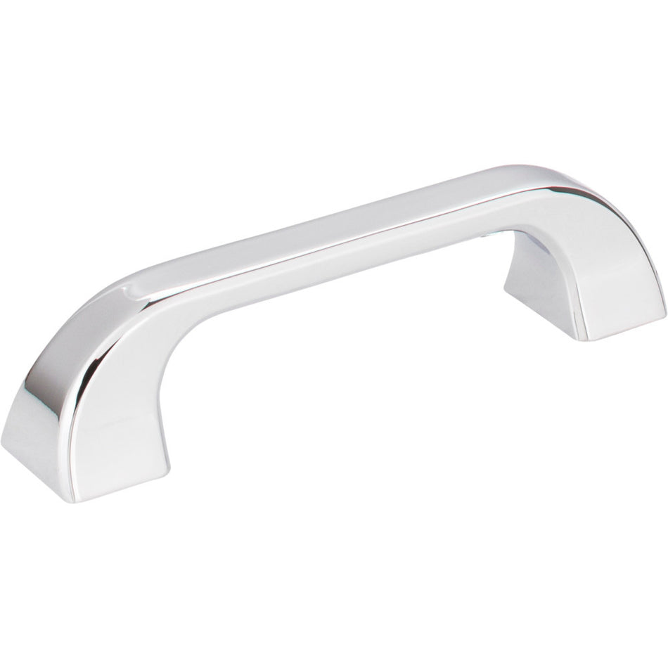 Jeffrey Alexander 972-96PC: 96mm cc Marlo D-Handle Cabinet Pull - Polished Chrome