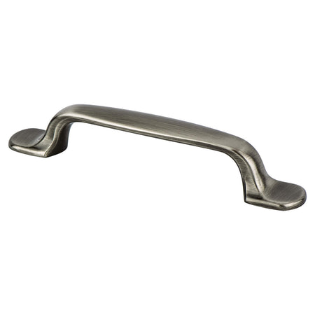 Berenson 9720-1BBN: 96mm cc Euro Moderno Cabinet Pull - Brushed Black Nickel