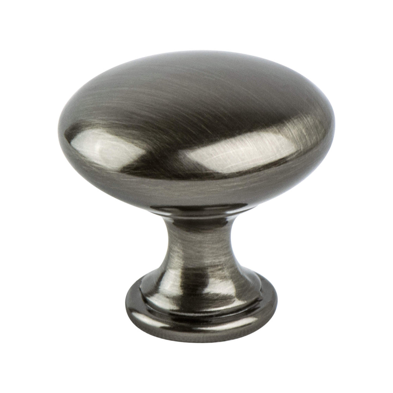 Berenson 9723-1BBN: 1-1/8" Euro Moderno Cabinet Knob - Brushed Black Nickel