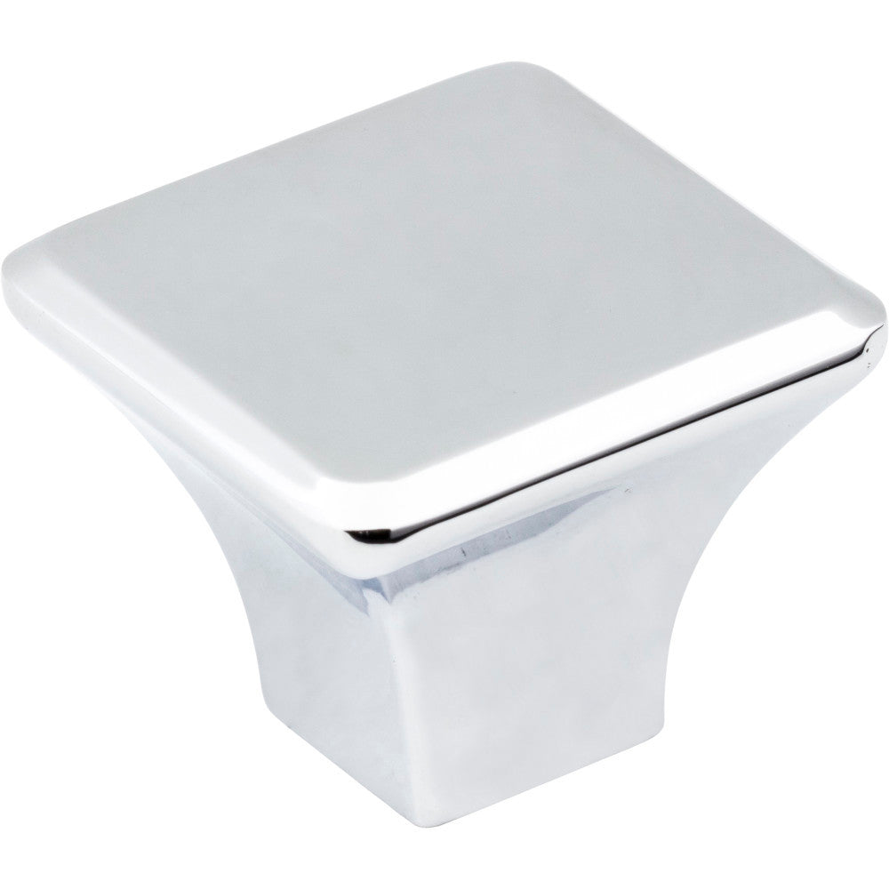 Jeffrey Alexander 972L-PC: 1-1/4" Marlo Square Cabinet Knob - Polished Chrome