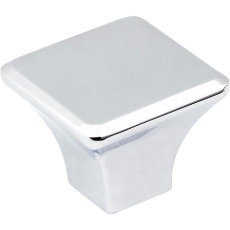 Jeffrey Alexander 972L-PC: 1-1/4" Marlo Square Cabinet Knob - Polished Chrome