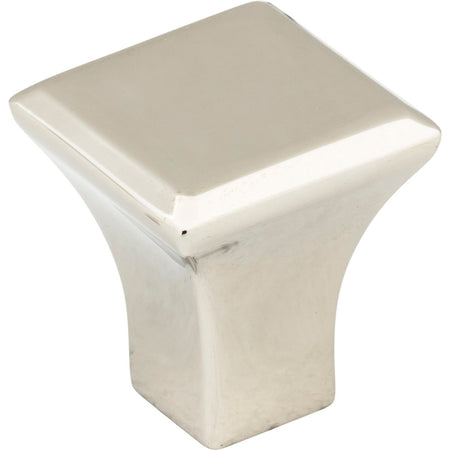 Jeffrey Alexander 972S-NI: 7/8" Marlo Square Cabinet Knob - Polished Nickel