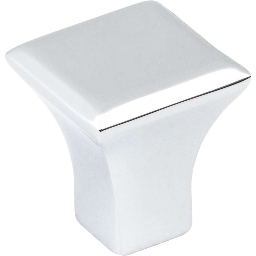 Jeffrey Alexander 972S-PC: 7/8" Marlo Square Cabinet Knob - Polished Chrome