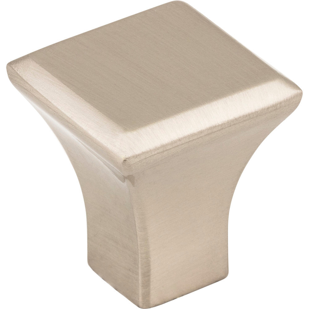 Jeffrey Alexander 972S-SN: 7/8" Marlo Square Cabinet Knob - Satin Nickel