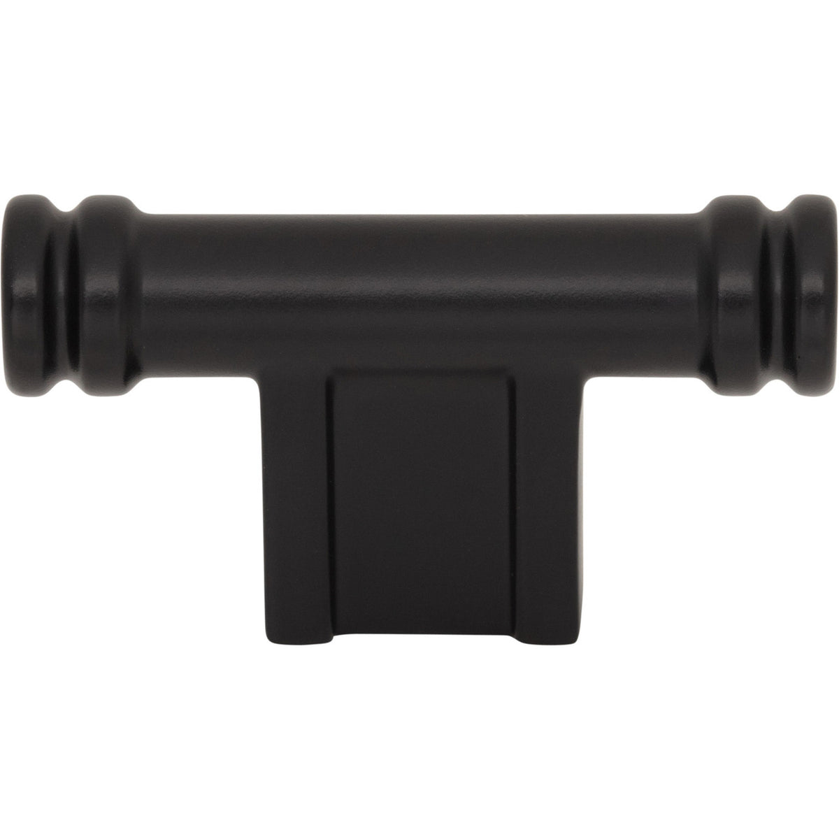 Top Knobs TK3380BLK: 2-1/4" Newburn T-Bar Cabinet Knob - Flat Black