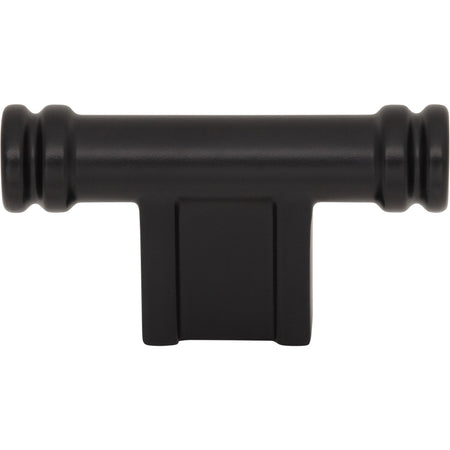 Top Knobs TK3380BLK: 2-1/4" Newburn T-Bar Cabinet Knob - Flat Black