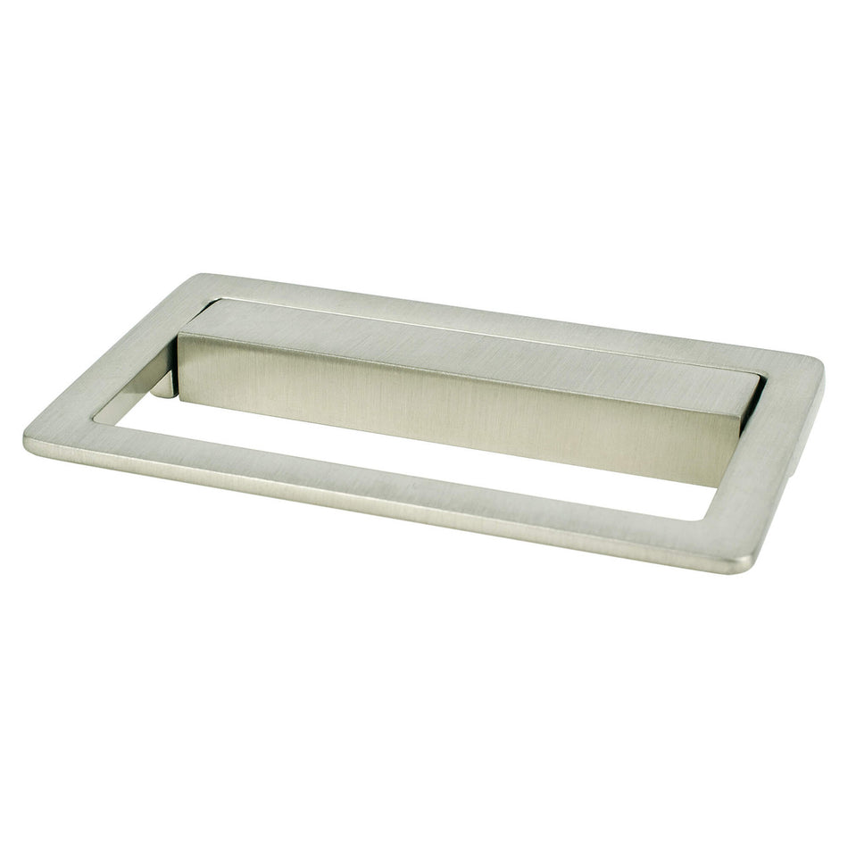 R. Christensen 9737-1BPN-C: 64mm cc Up Drop Cabinet Pull - Brushed Nickel