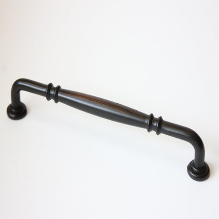 Rusticware 973ORB: 6" cc D-Handle Cabinet Pull - Oil Rubbed Bronze