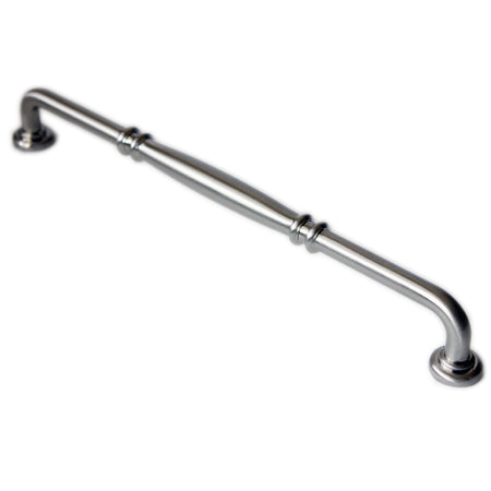 Rusticware 974SN: 8" cc D-Handle Cabinet Pull - Satin Nickel