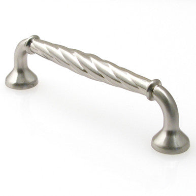 Rusticware 976SN: 4" cc Rope Cabinet Pull - Satin Nickel