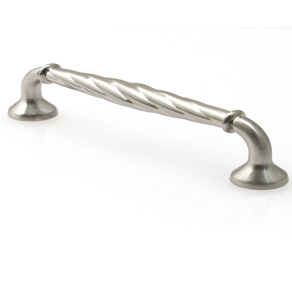 Rusticware 977SN: 5" cc Rope Cabinet Pull - Satin Nickel