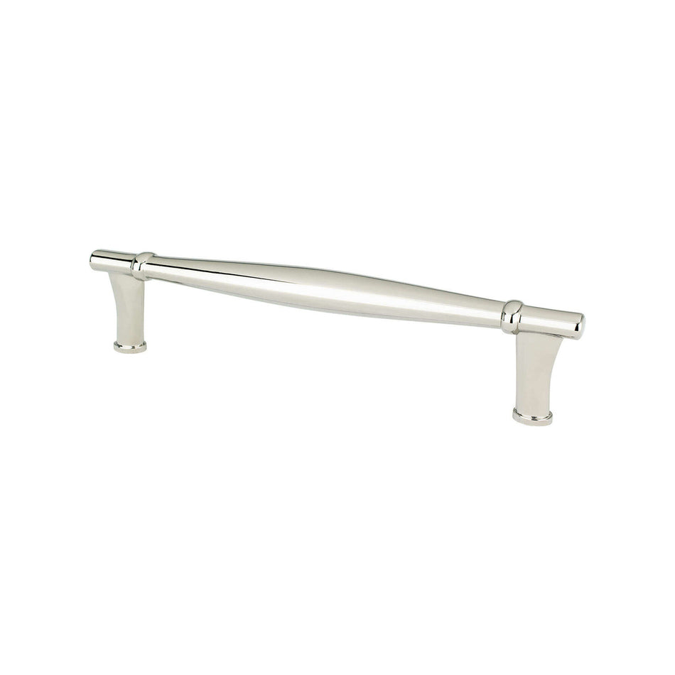 Berenson 9835-1014: 128mm cc Dierdra Cabinet Pull - Polished Nickel