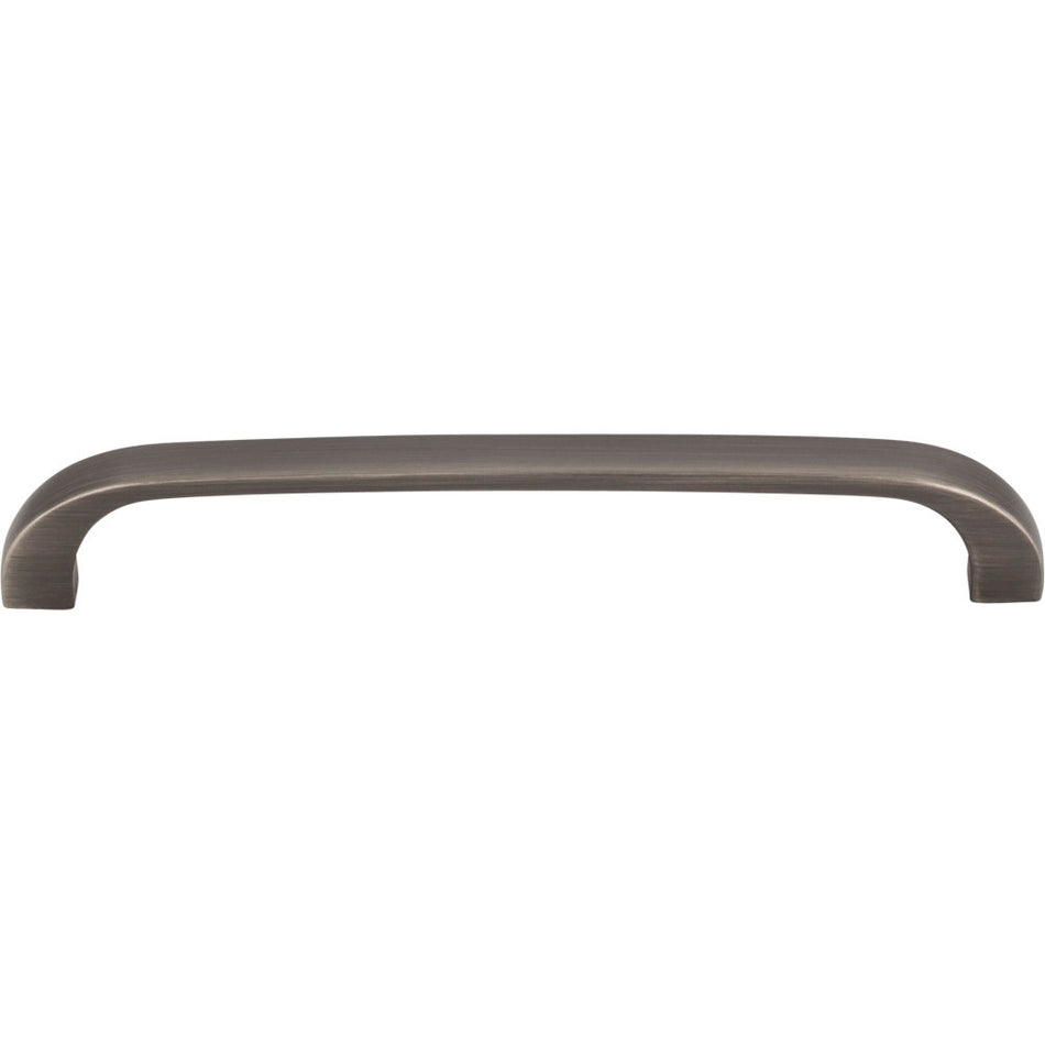Elements 984-128BNBDL: 128 mm cc Slade Flat Bar Cabinet Pull - Brushed Pewter