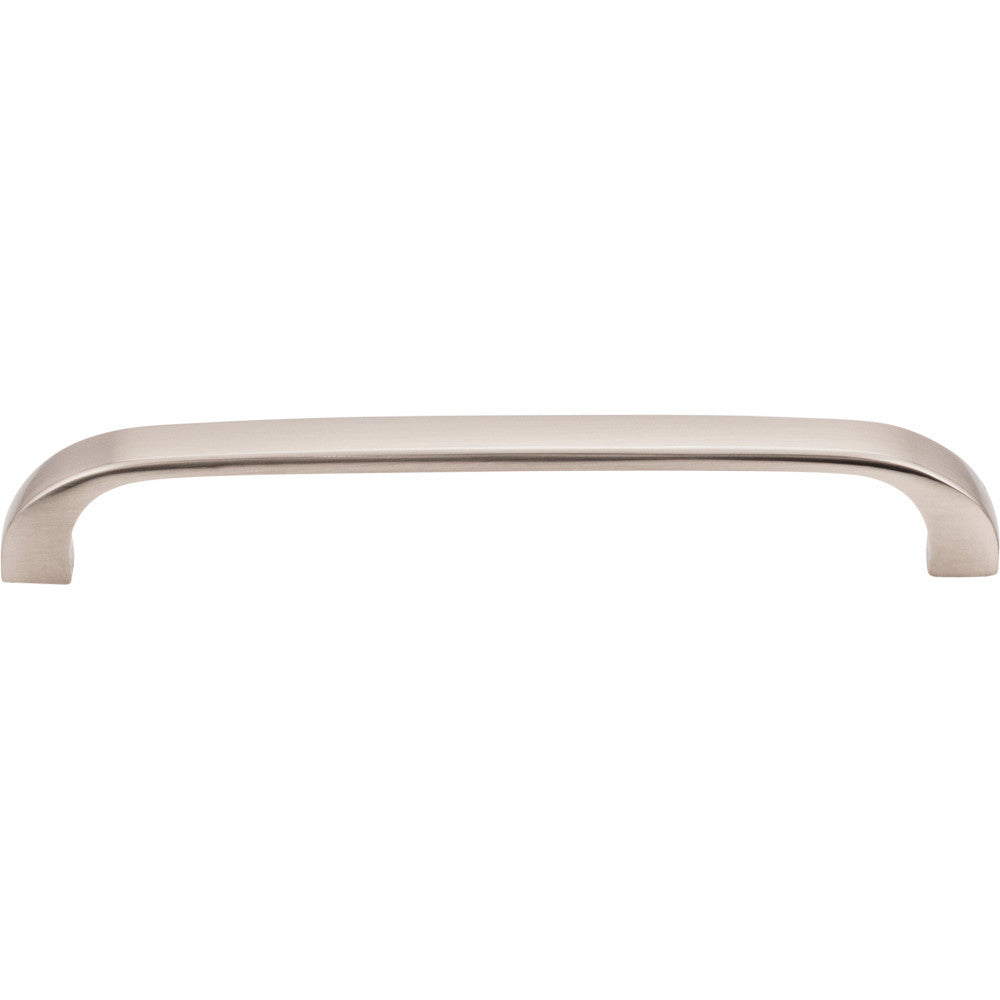 Elements 984-128SN: 128 mm cc Slade Flat Bar Cabinet Pull - Satin Nickel