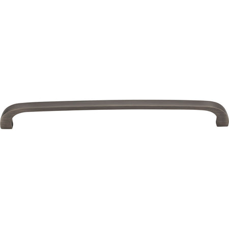 Elements 984-192BNBDL: 192 mm cc Slade Flat Bar Cabinet Pull - Brushed Pewter