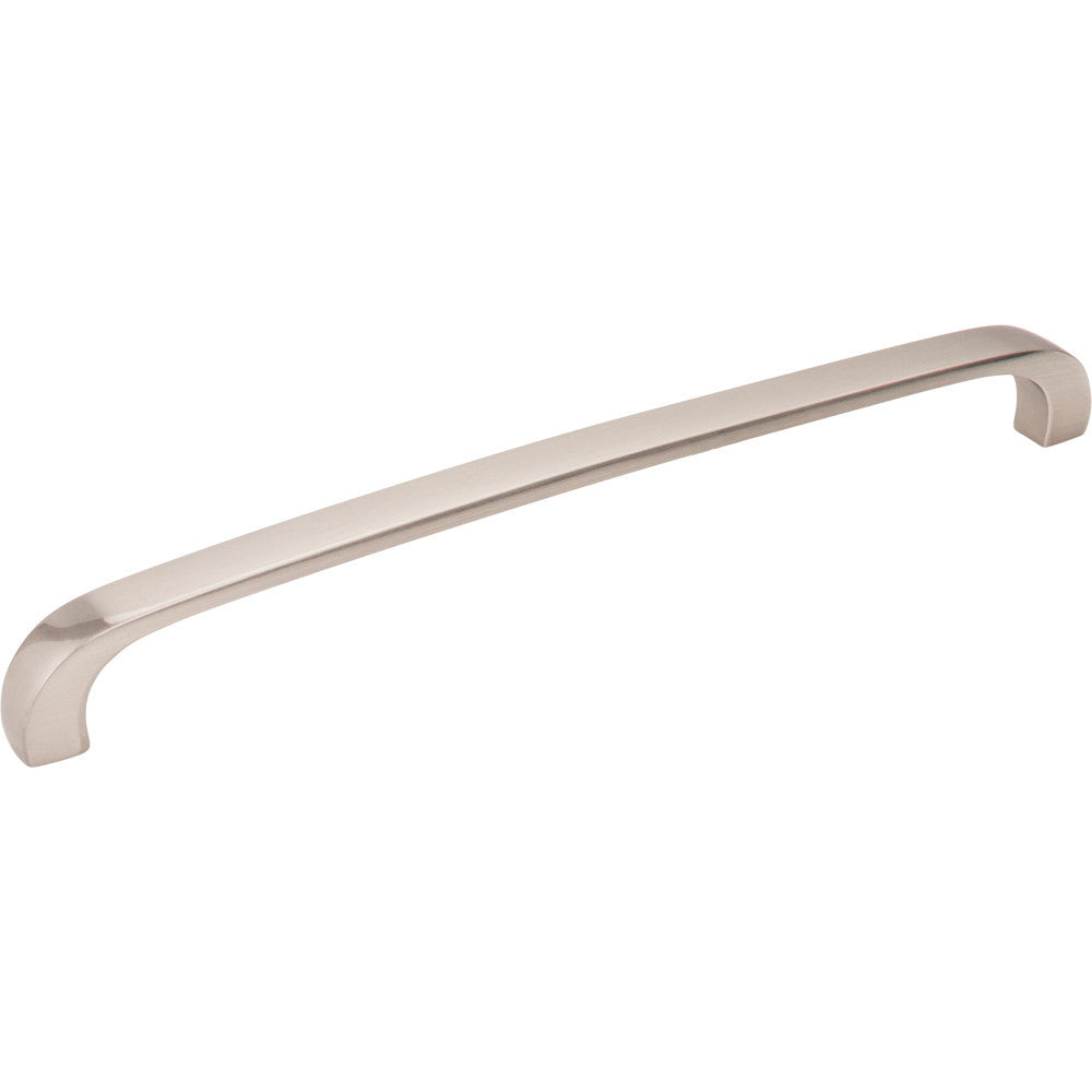 Elements 984-192SN: 192 mm cc Slade Flat Bar Cabinet Pull - Satin Nickel