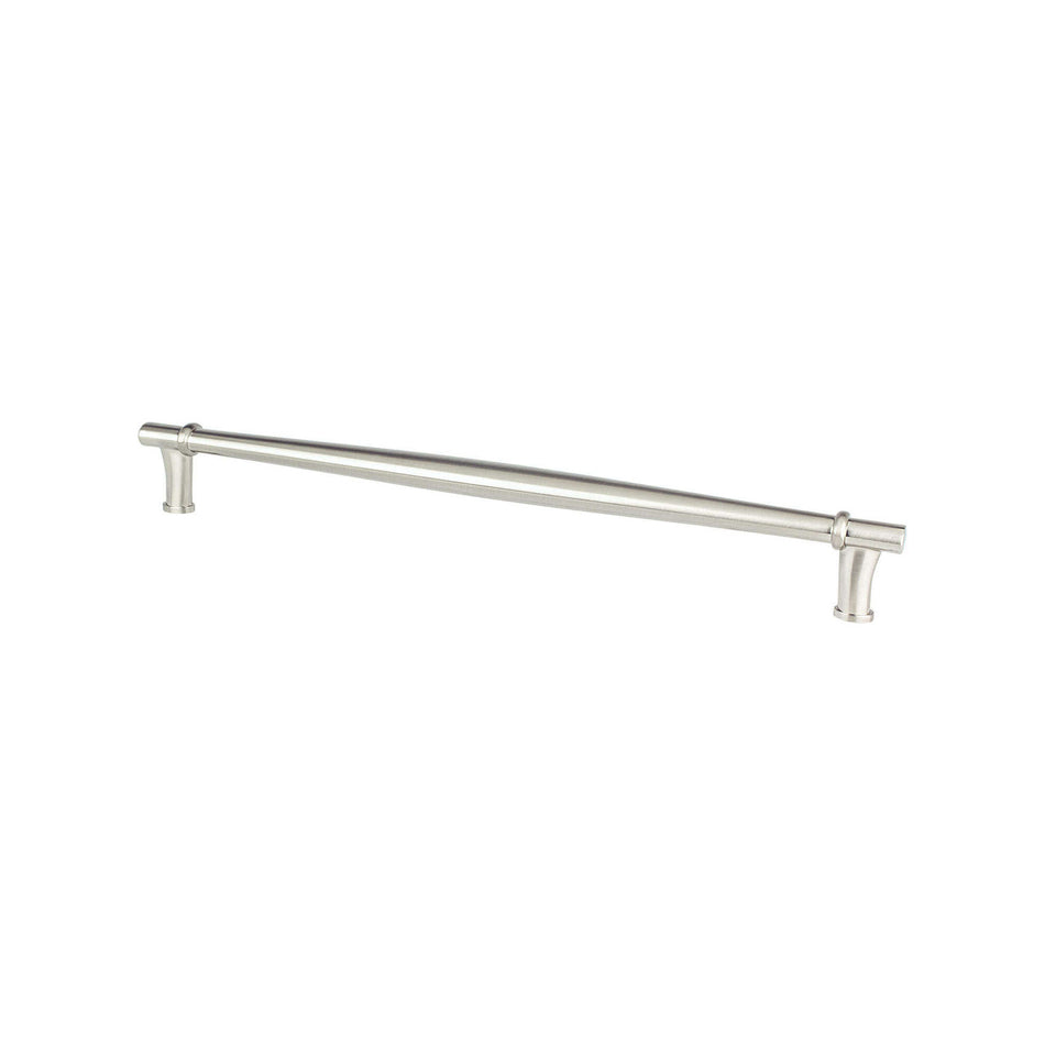 Berenson 9854-1BPN: 12" cc Dierdra Appliance Pull - Brushed Nickel