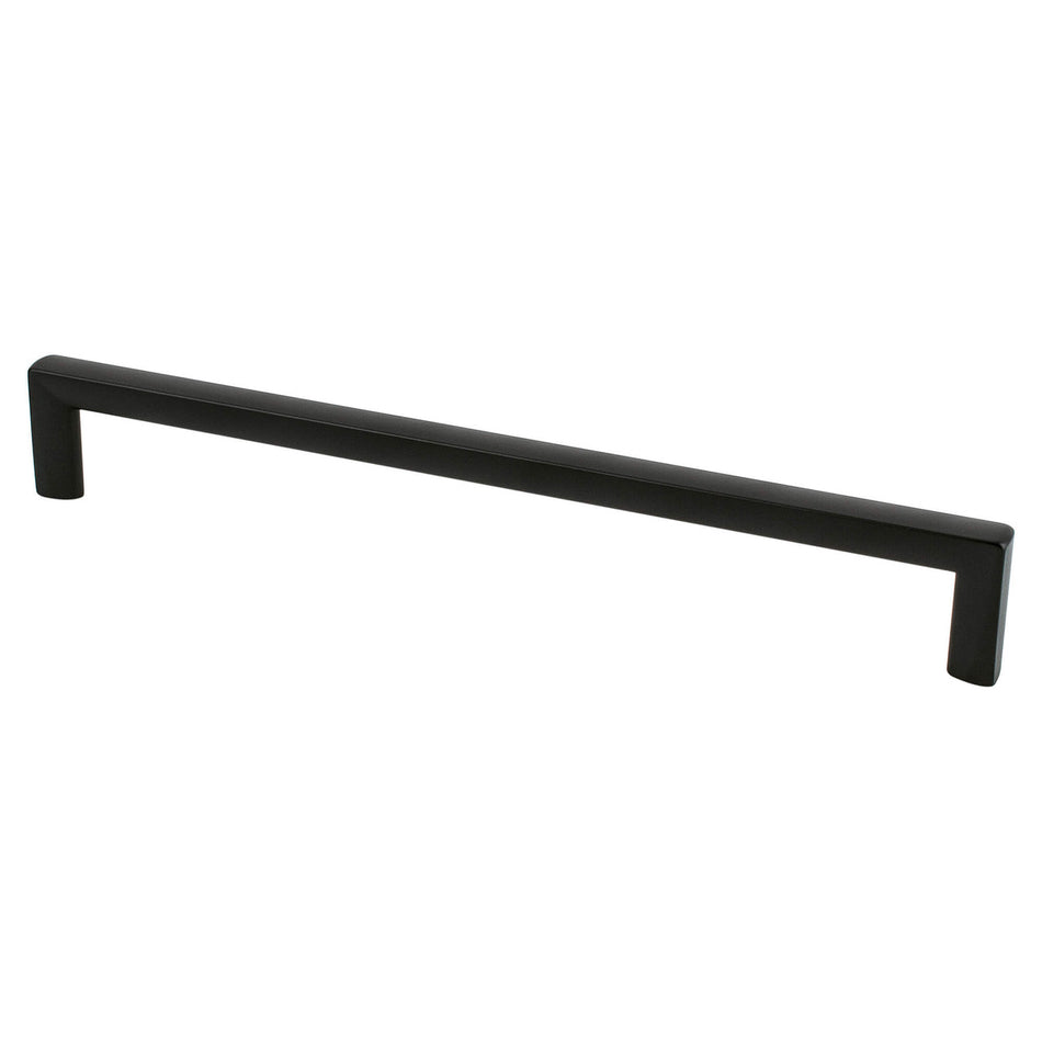 Berenson 9858-1055: 224mm cc Metro Cabinet Pull - Matte Black