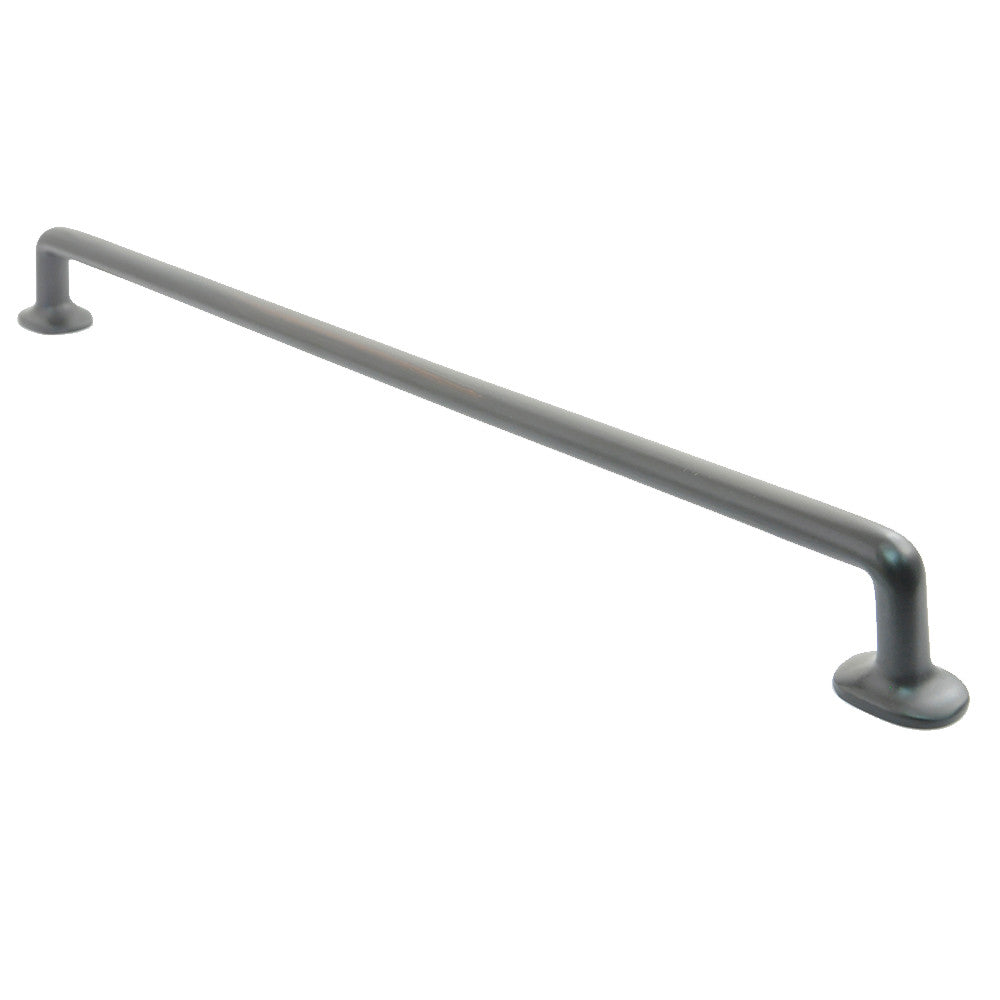 Rusticware 987ORB: 12" cc Round Bar Cabinet Pull - Oil Rubbed Bronze