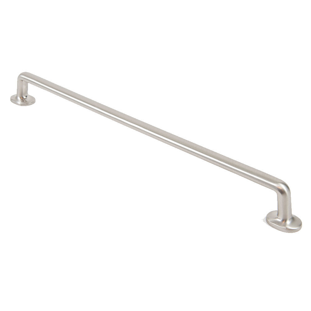 Rusticware 987SN: 12" cc Round Bar Cabinet Pull - Satin Nickel
