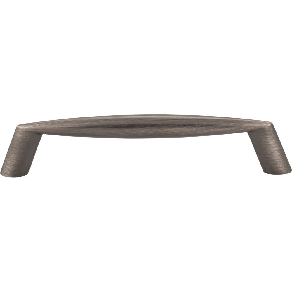 Elements 988-128BNBDL: 128 mm cc Zachary Bar Cabinet Pull - Brushed Pewter
