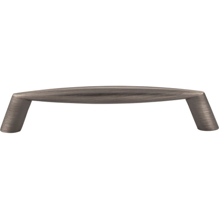 Elements 988-128BNBDL: 128 mm cc Zachary Bar Cabinet Pull - Brushed Pewter
