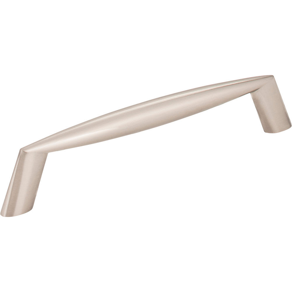 Elements 988-128SN: 128 mm cc Zachary Bar Cabinet Pull - Satin Nickel