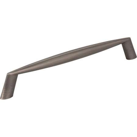 Elements 988-160BNBDL: 160 mm cc Zachary Bar Cabinet Pull - Brushed Pewter