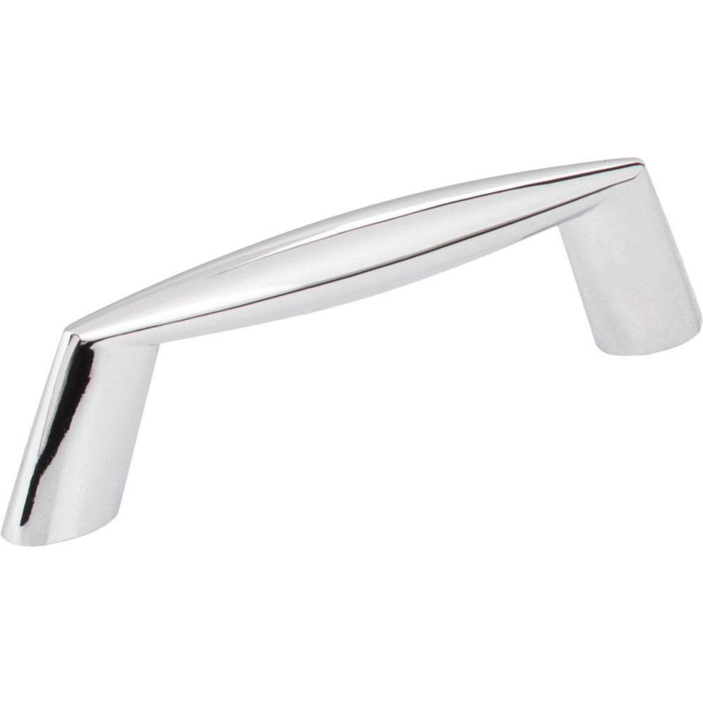 Elements 988-3PC: 3" cc Zachary Bar Cabinet Pull - Polished Chrome