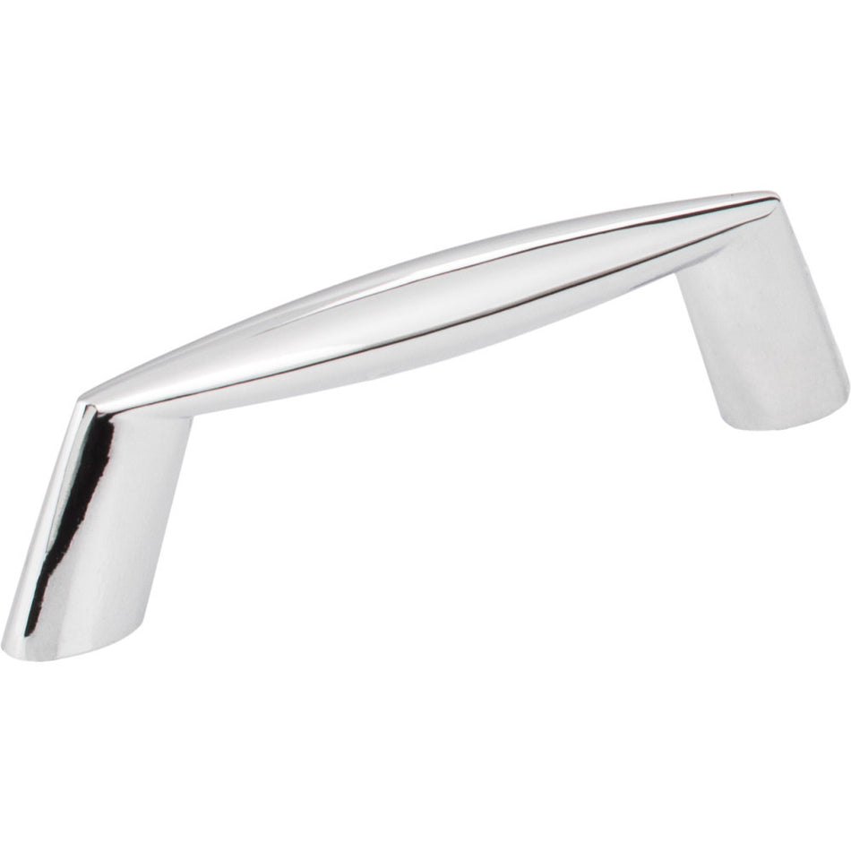 Elements 988-3PC: 3" cc Zachary Bar Cabinet Pull - Polished Chrome