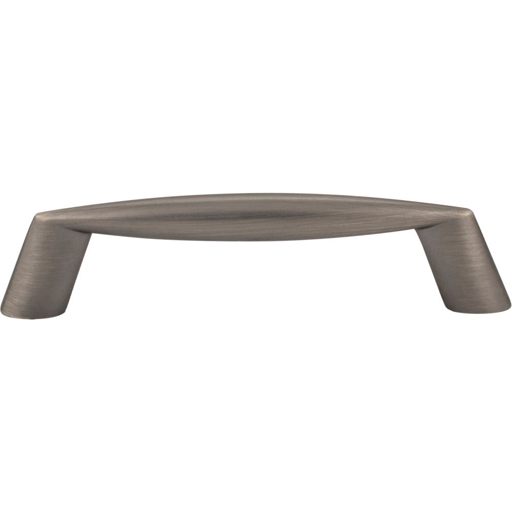 Elements 988-96BNBDL: 96 mm cc Zachary Bar Cabinet Pull - Brushed Pewter