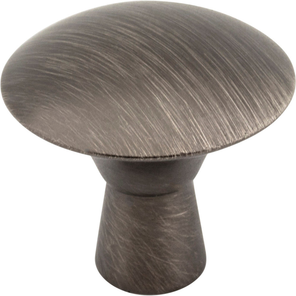 Elements 988BNBDL: 1-1/16" Zachary Round Cabinet Knob - Brushed Pewter