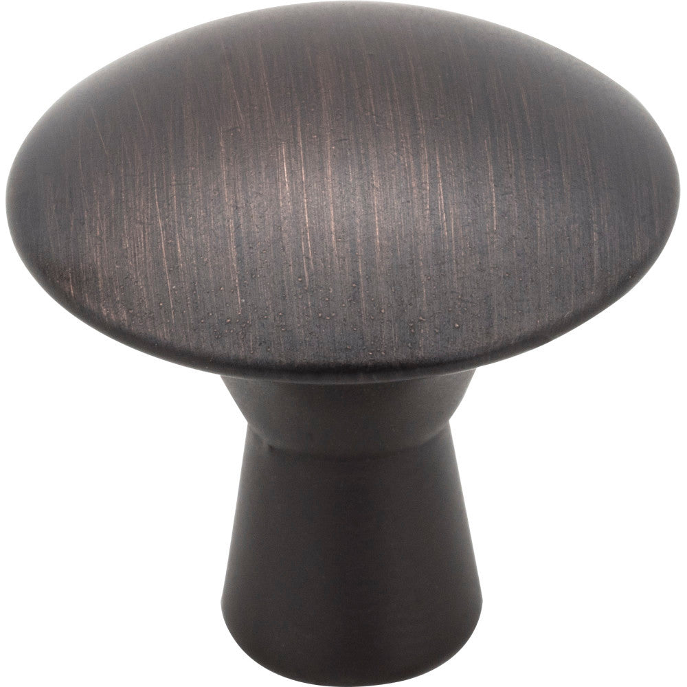 Elements 988DBAC: 1-1/16" Zachary Round Cabinet Knob - Brushed Oil Rubbed Bronze